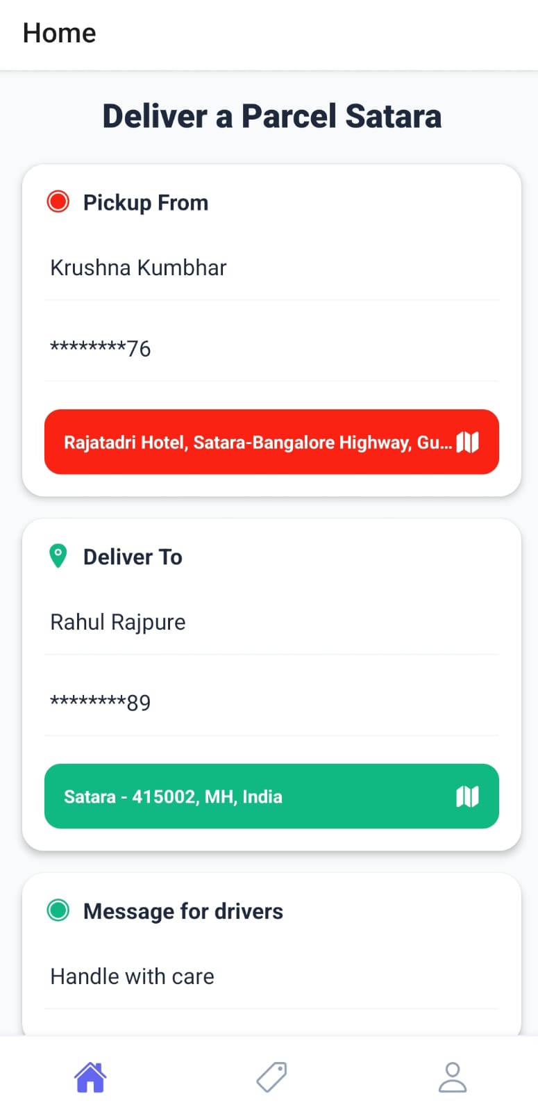 User Booking